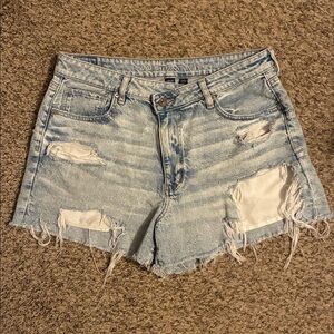 American Eagle distressed mom shorts -size 14